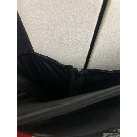 Black Bodycon Mermaid Gown. Womens Sz. S Off Shoulder Sleeveless. Stretchy - Picture 6 of 6